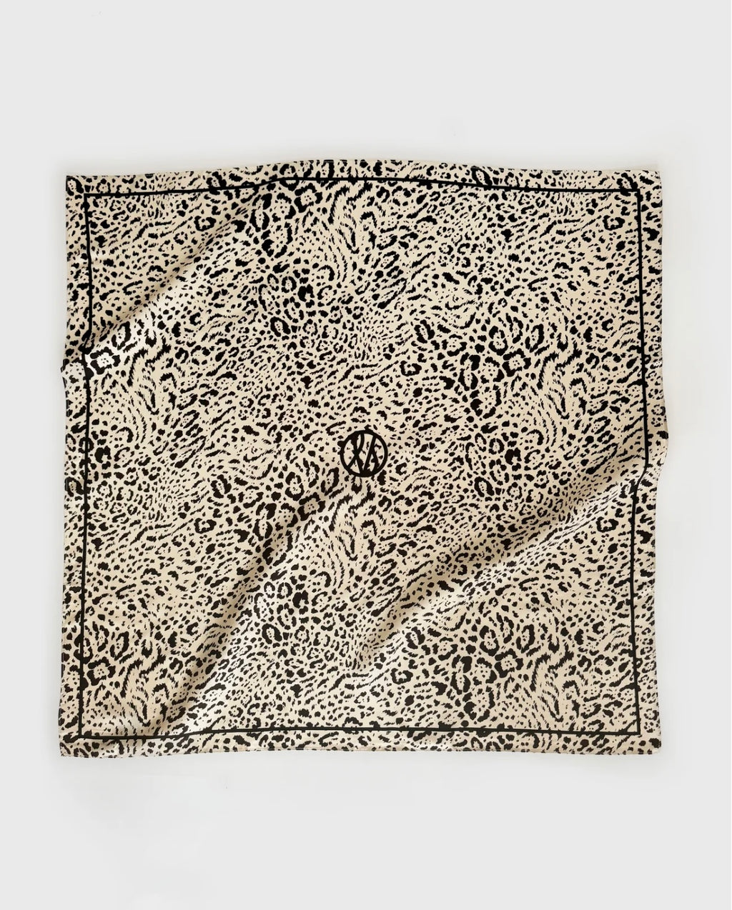 Le scarf Leo Scarf, Sand & Black, 80x80