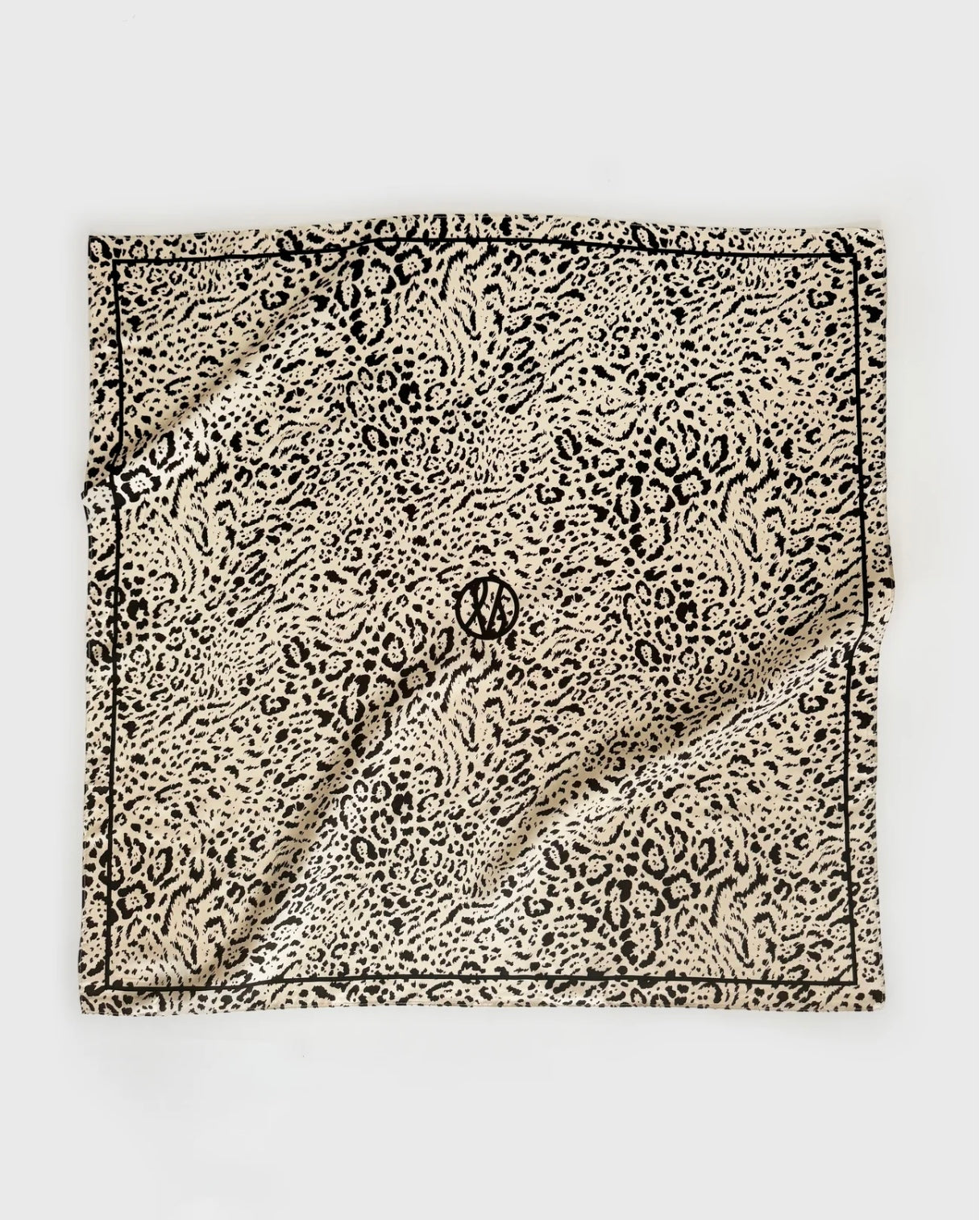 Le scarf Leo Scarf, Sand & Black, 80x80