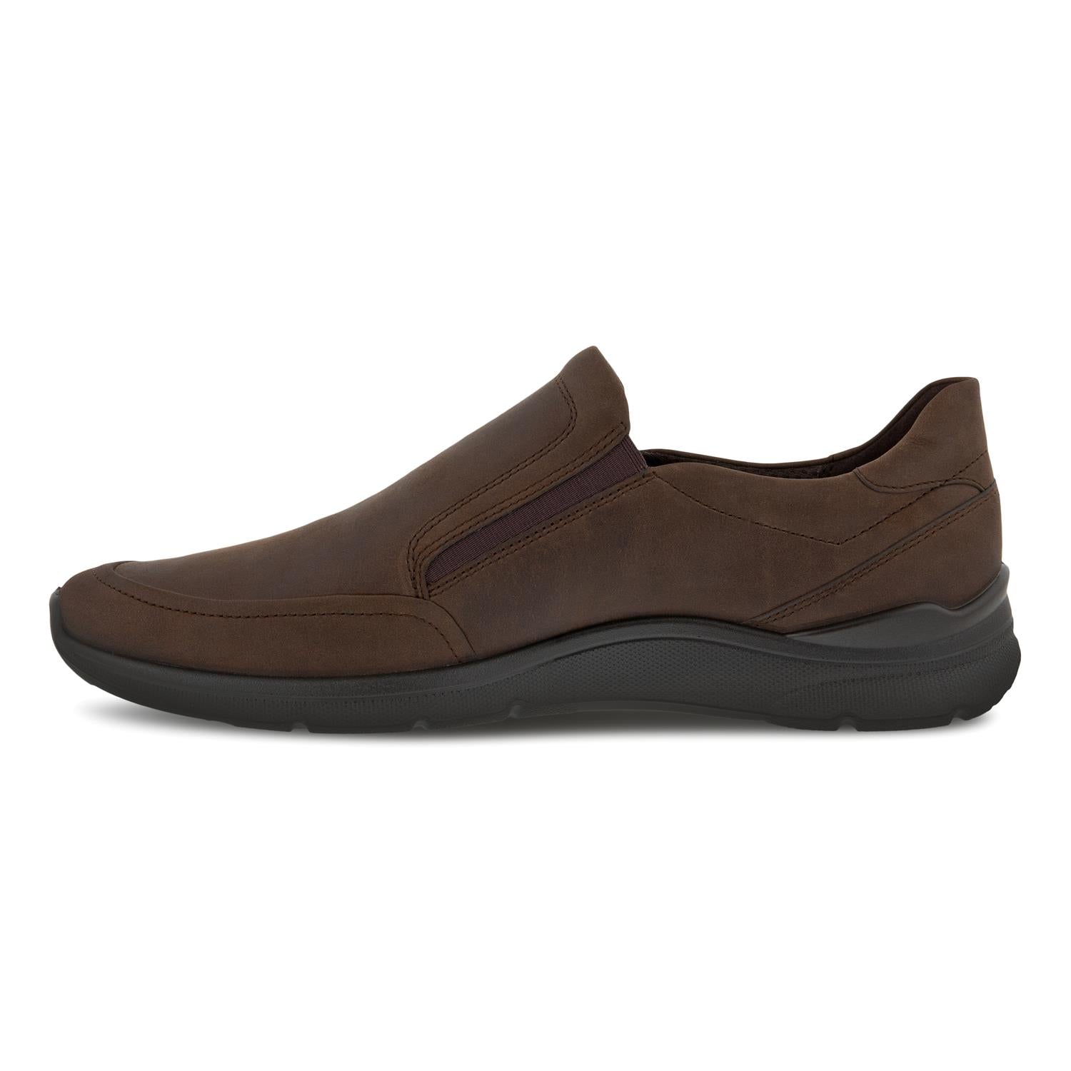 ECCO Irving loafer, nubuk coffee