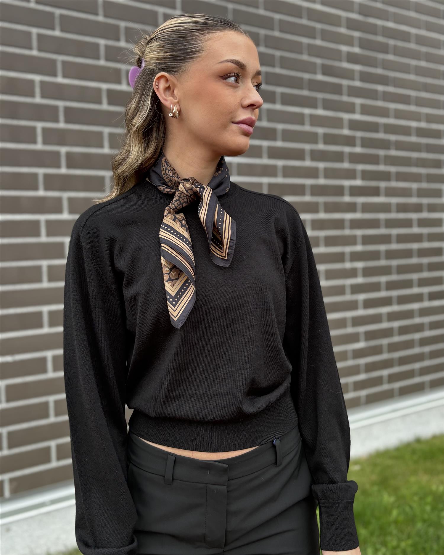 Julie Josephine Hanne Sweater, Sort