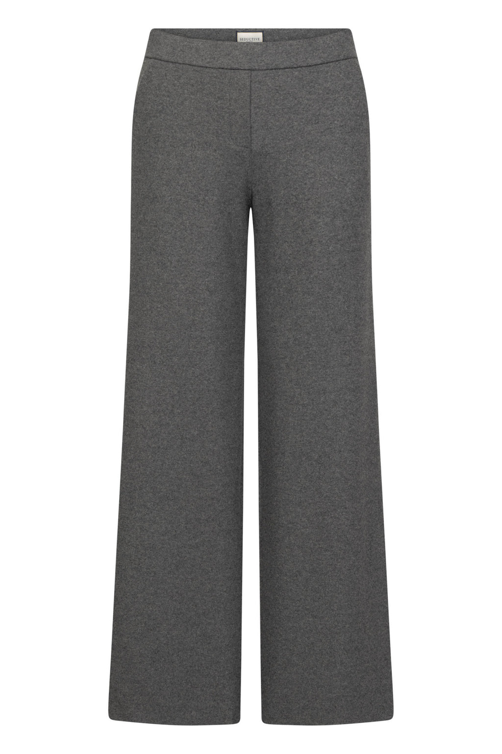 Seductive Naley bonded wool flannel, grå