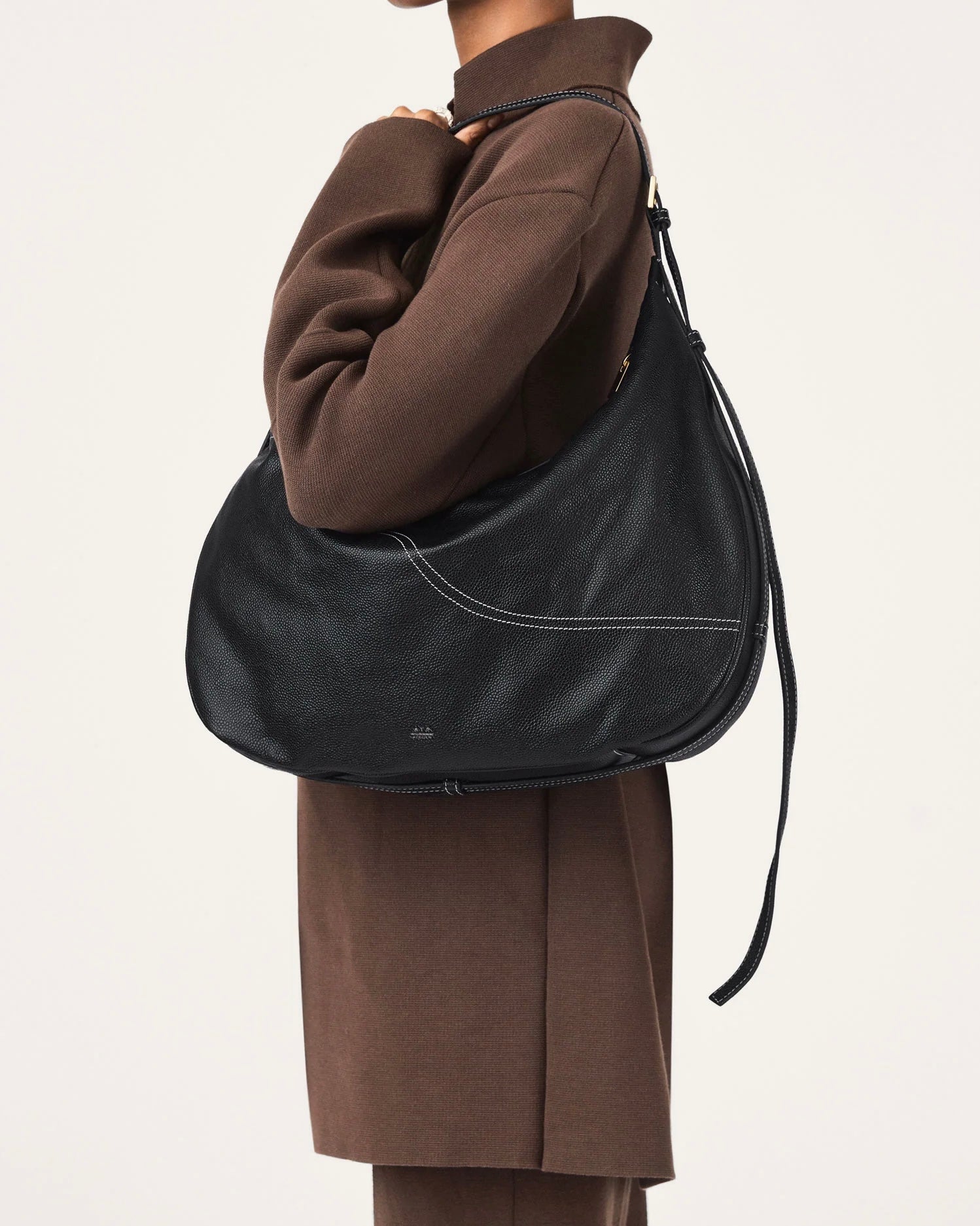 ATP Atelier  Potenza black/contrast stitch, svart