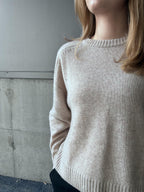 Notshy Cashmere Perry oversized sweater, sand