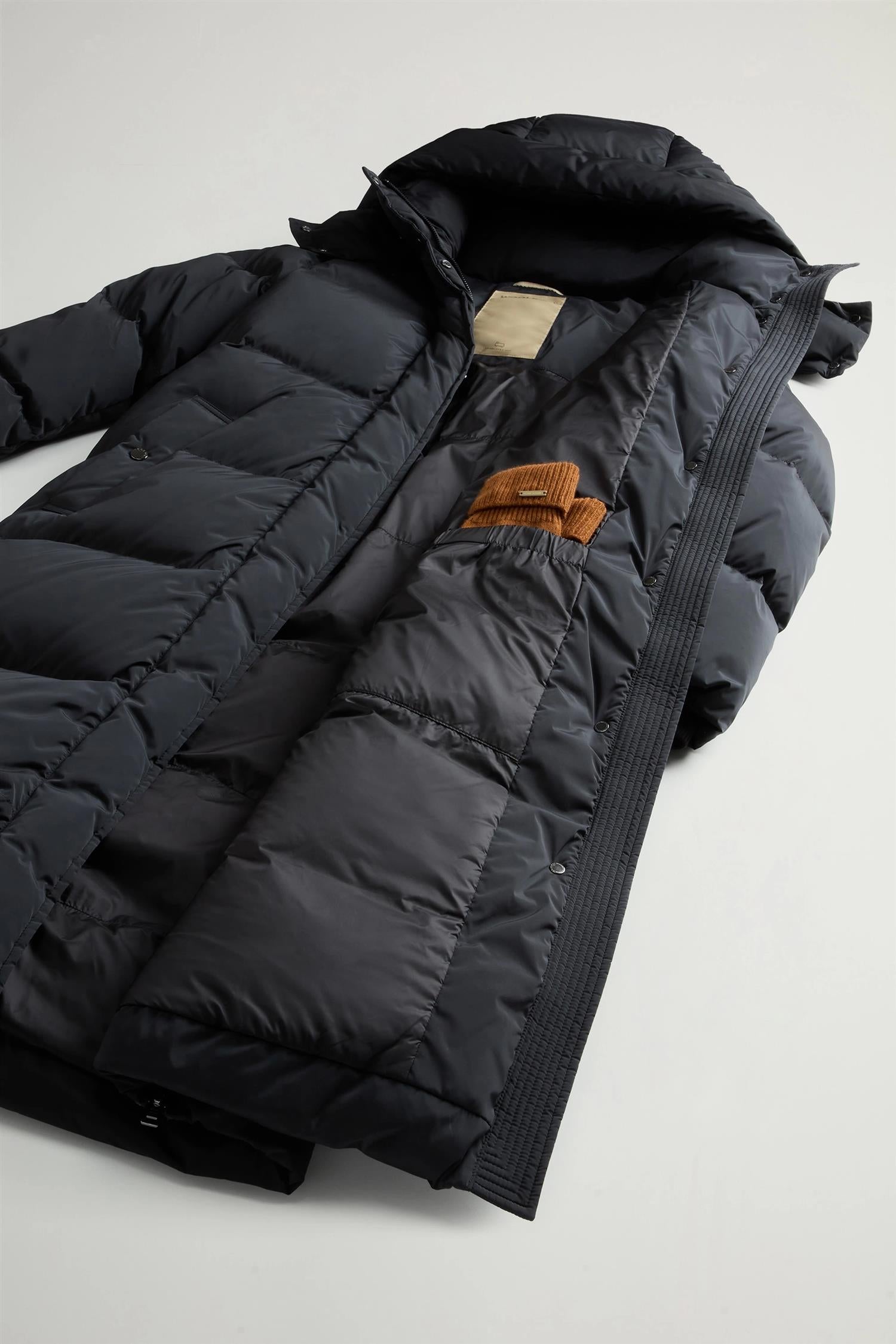 Woolrich Long Kelly parka, svart