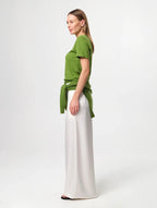 Julie Josephine Agnes tee, tulip green