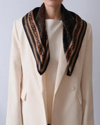 Le scarf Gemini Scarf, Black, 65x65