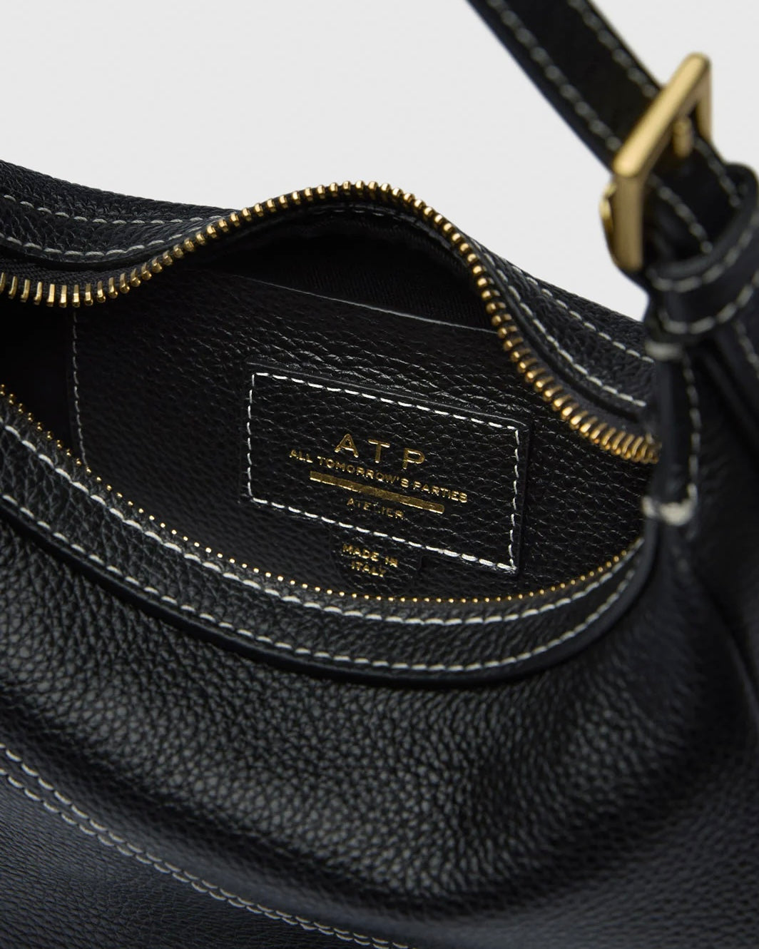 ATP Atelier Silea black, grained calf