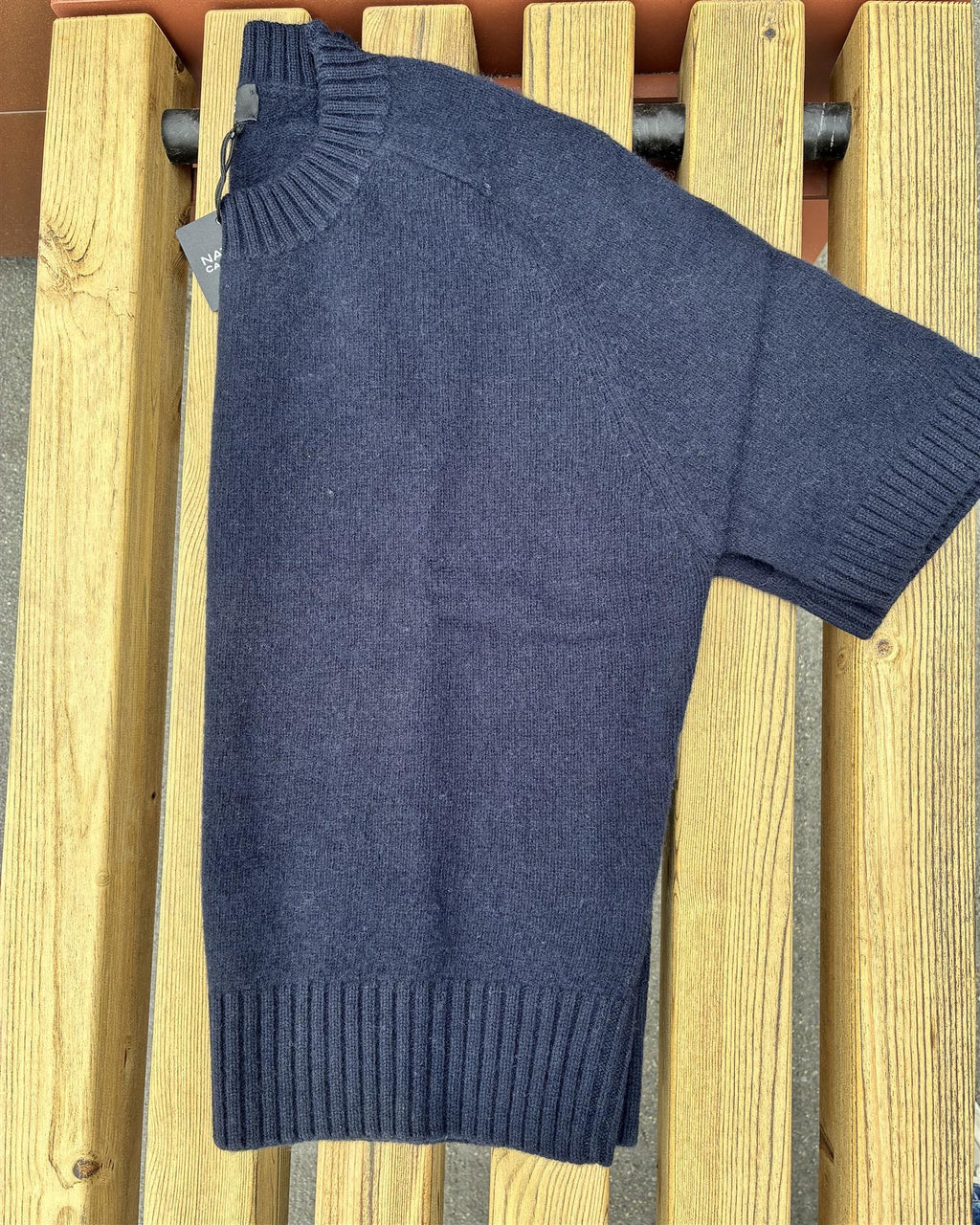 Natura Cashmere Aya cashmere t-shirt, Navy