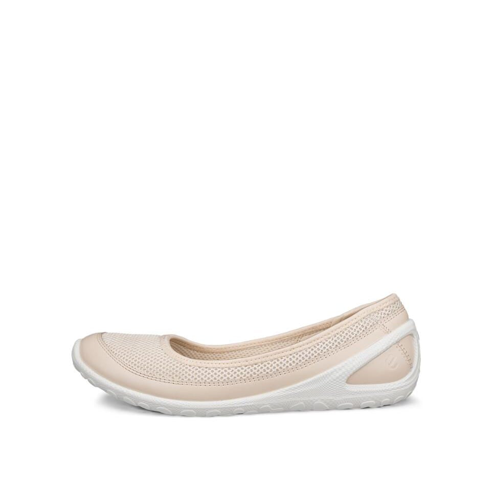 ECCO Biom Lite Ballerina tekstil, Limestone