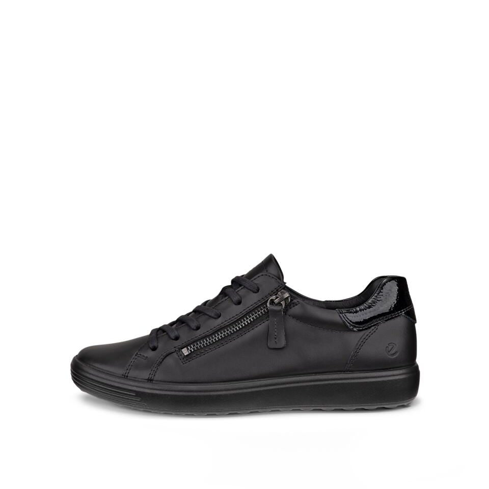 ECCO Soft 7 D Glidelås, Sort