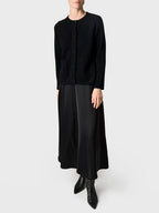 Marville Road The Rhonda satin skirt, sort
