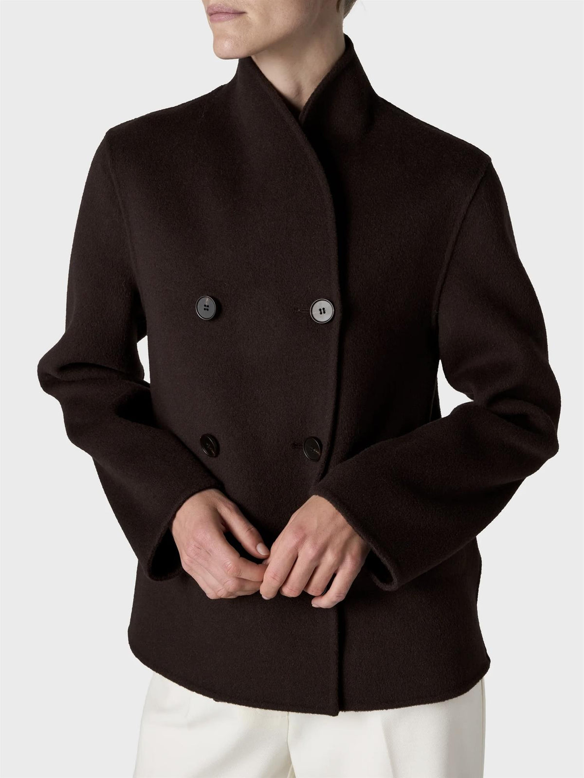 Marville Road The Sally wool jacket, chocolate