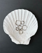 Philippa Studios Wave Hoops Large, sølv