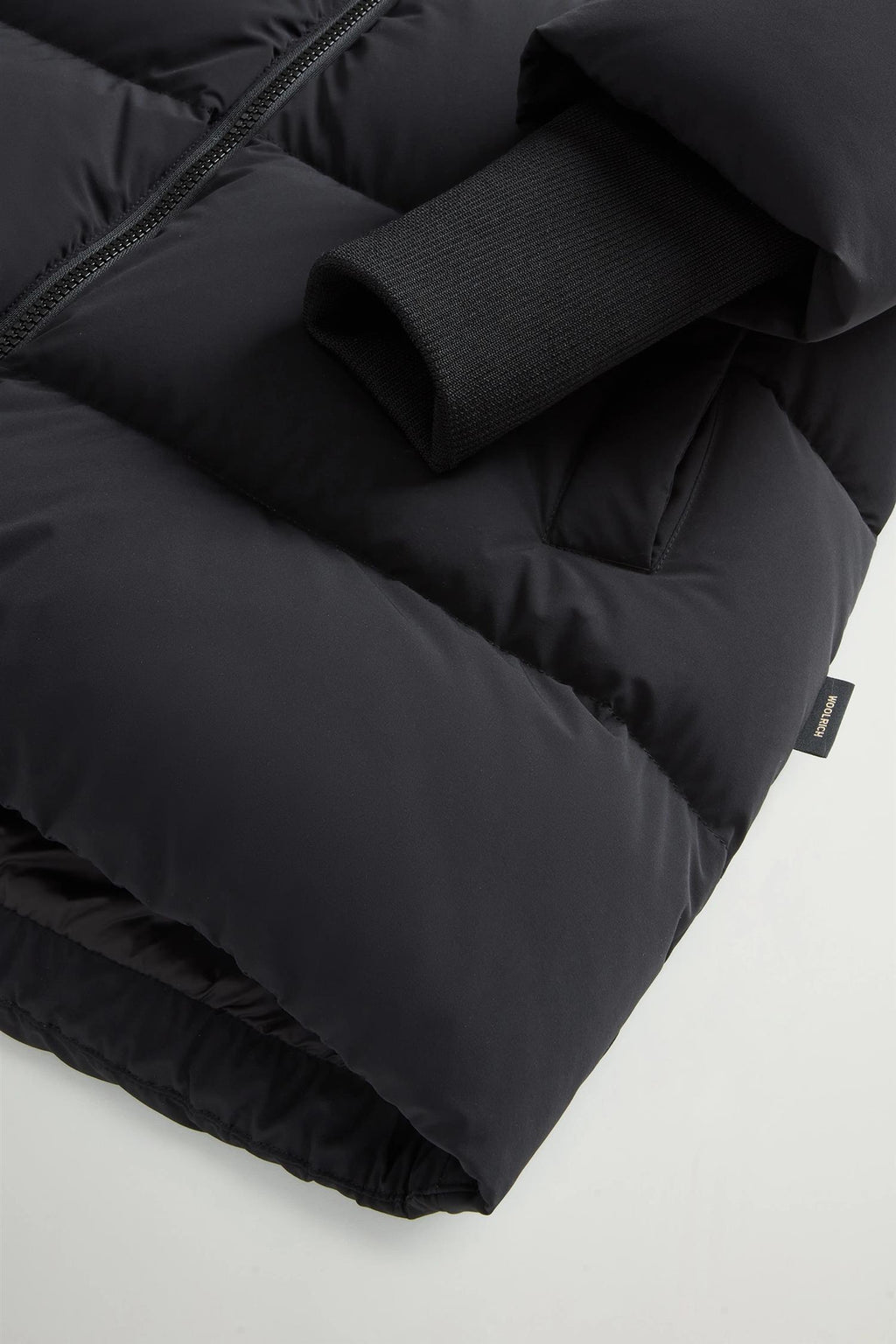 Woolrich Cloud Madison coat, svart