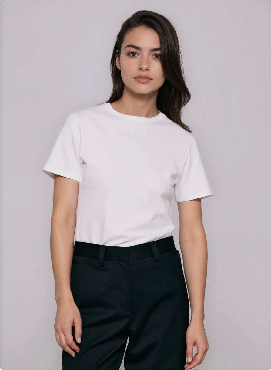 Julie Josephine Agnes tee, hvit