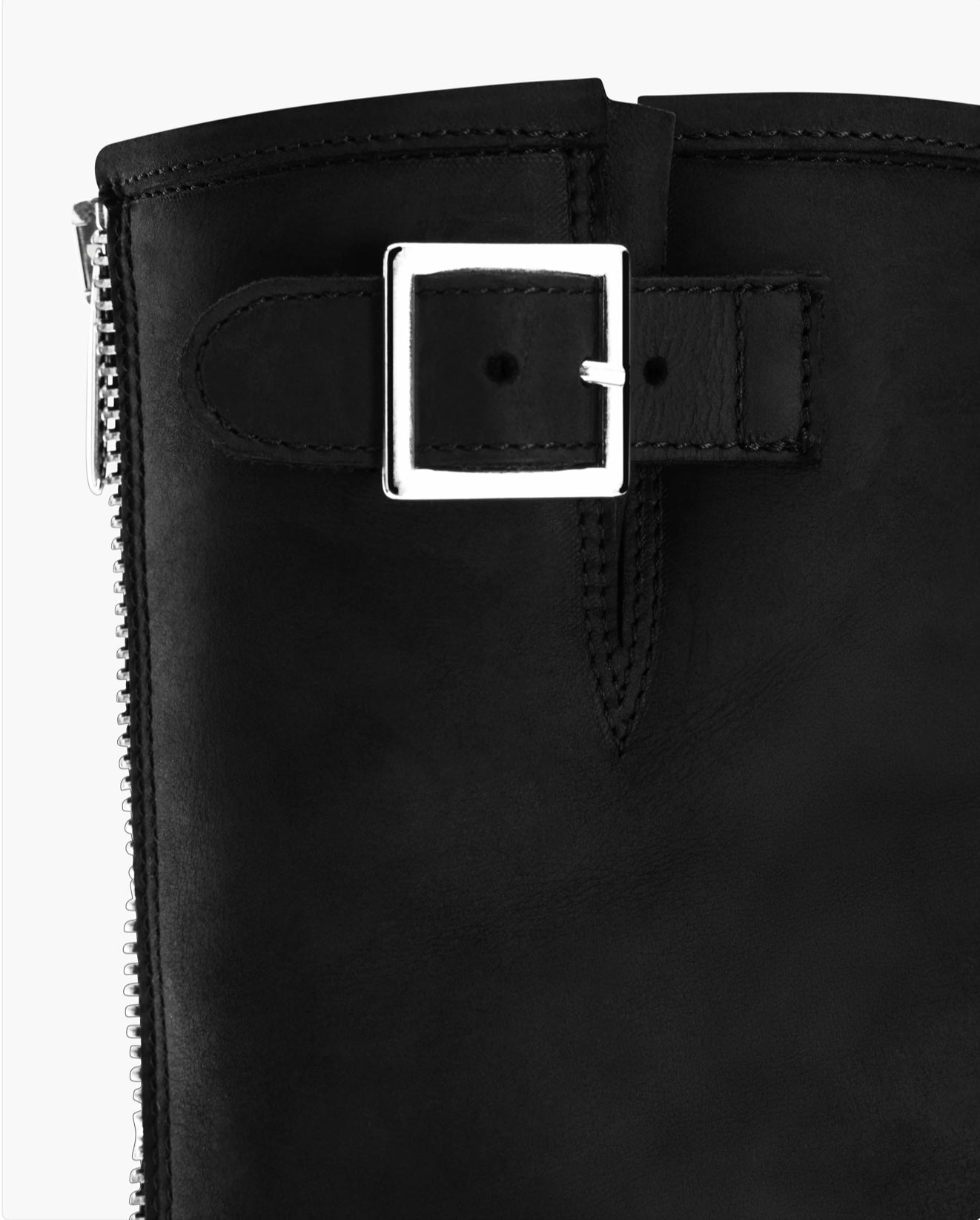 Helene Westbye Zip biker boot fur, rain svart