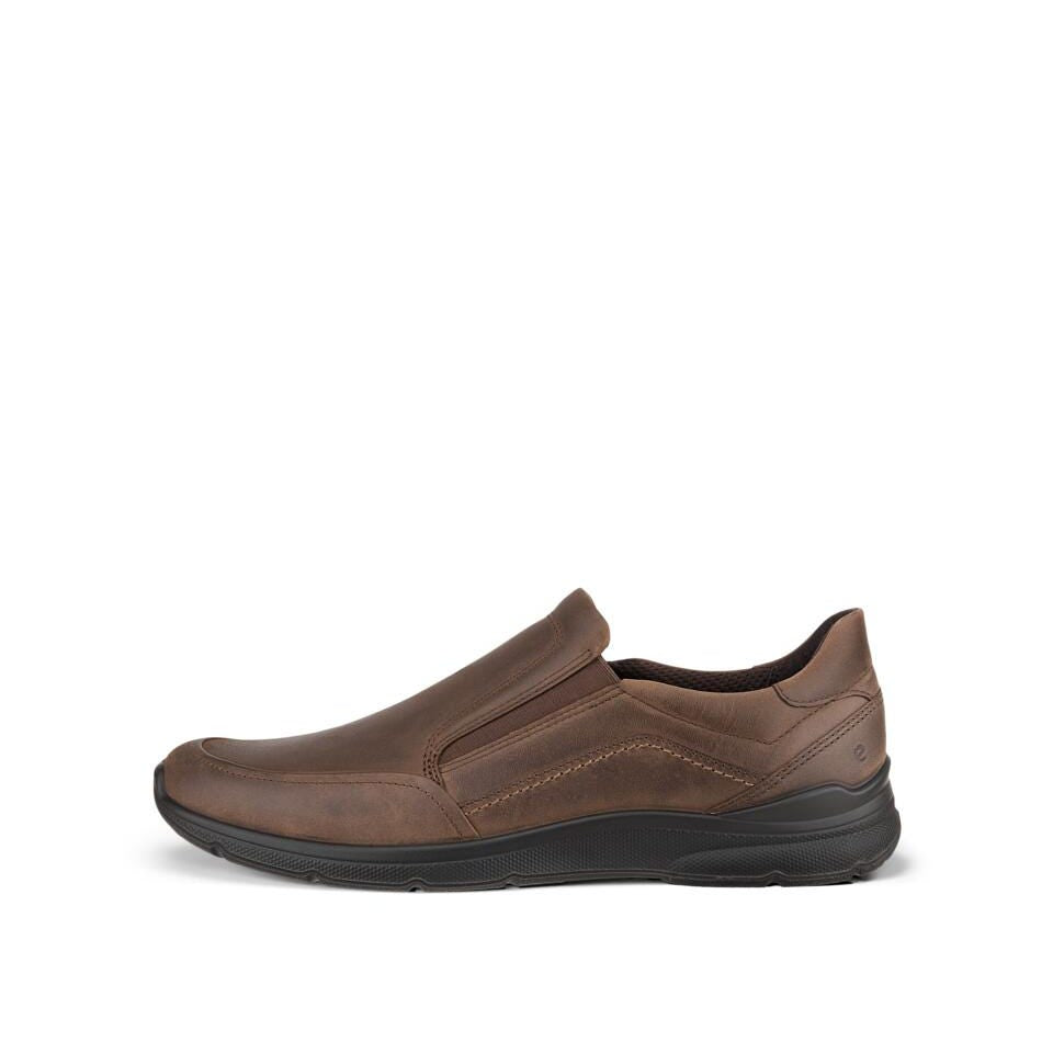 ECCO Irving loafer, nubuk coffee