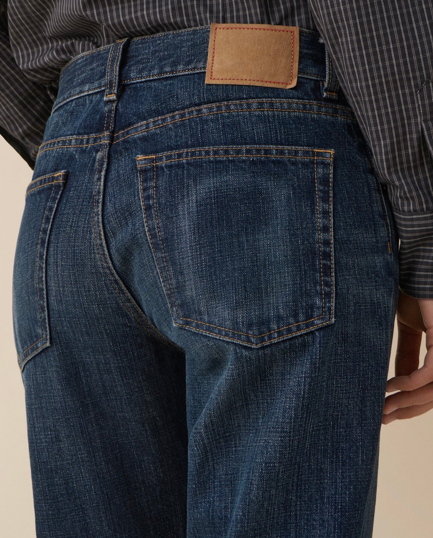 Jeanerica Kyoto Droit, Dark Blue Righe
