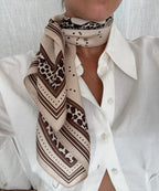 Le scarf Gemini Scarf, Sand, 65x65