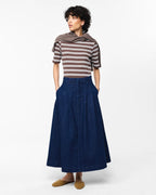 Julie Josephine Victoria Denim skirt, dark blue