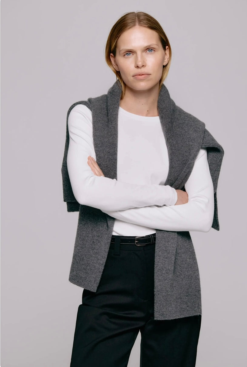 Julie Josephine Andrea Longsleeve, hvit