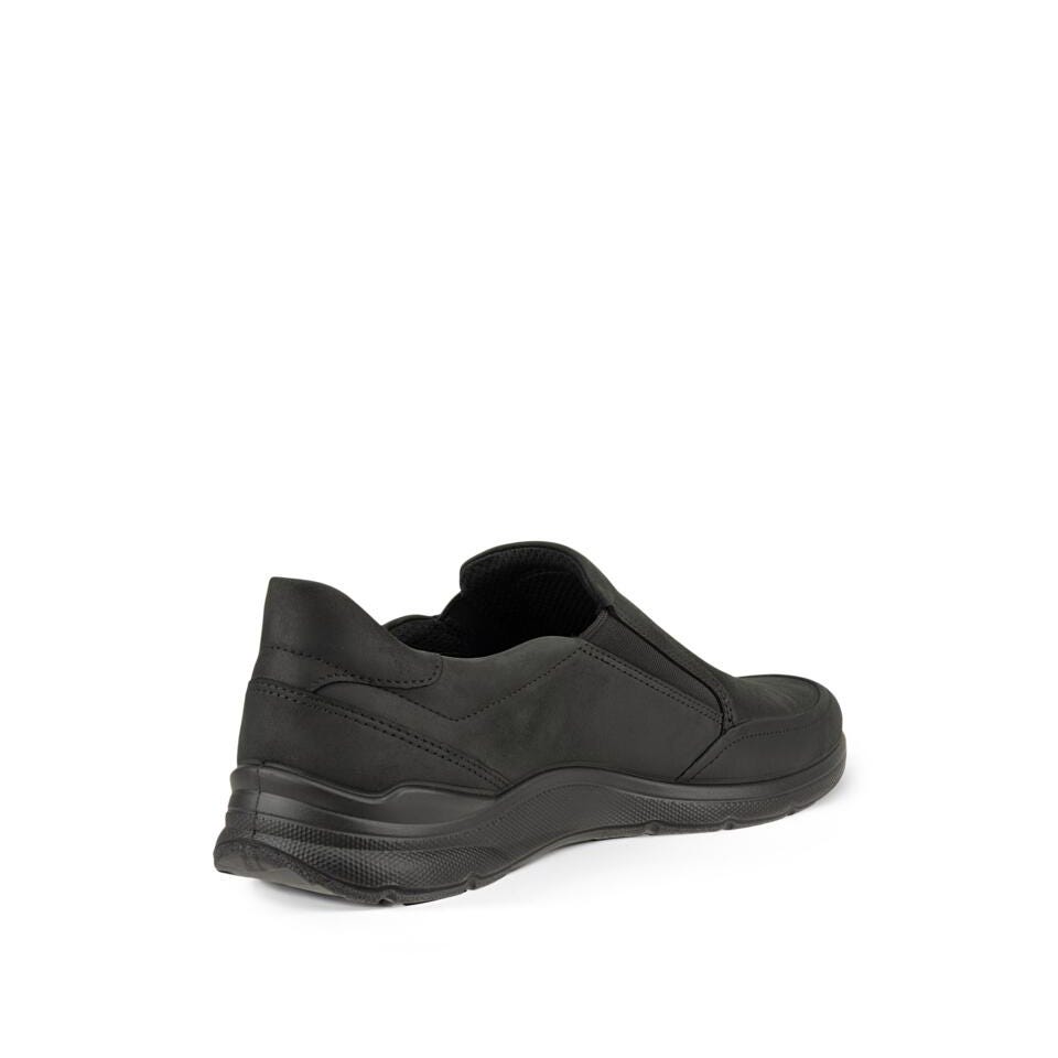 ECCO Irving Loafer nubuck, Sort