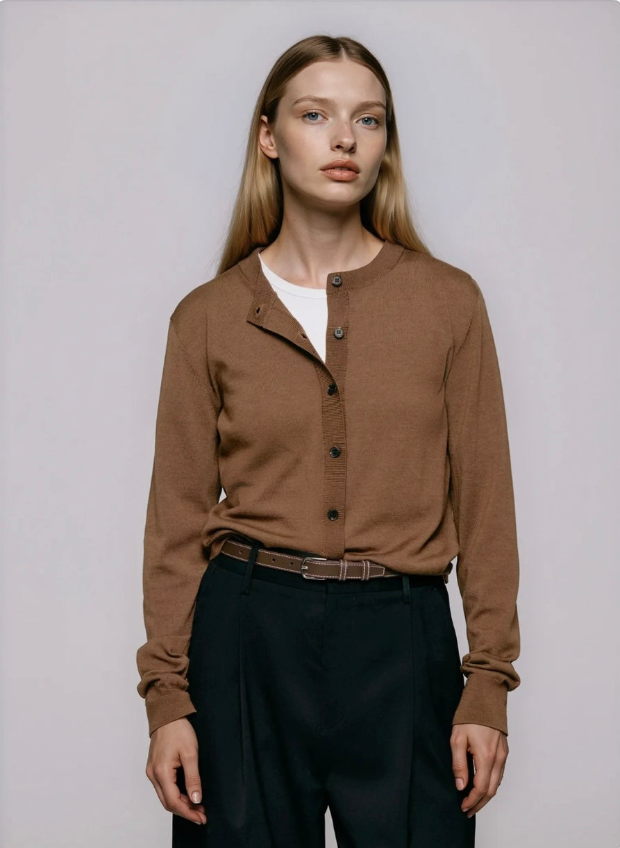 Julie Josephine Embla, Slim Leather belt, Brown