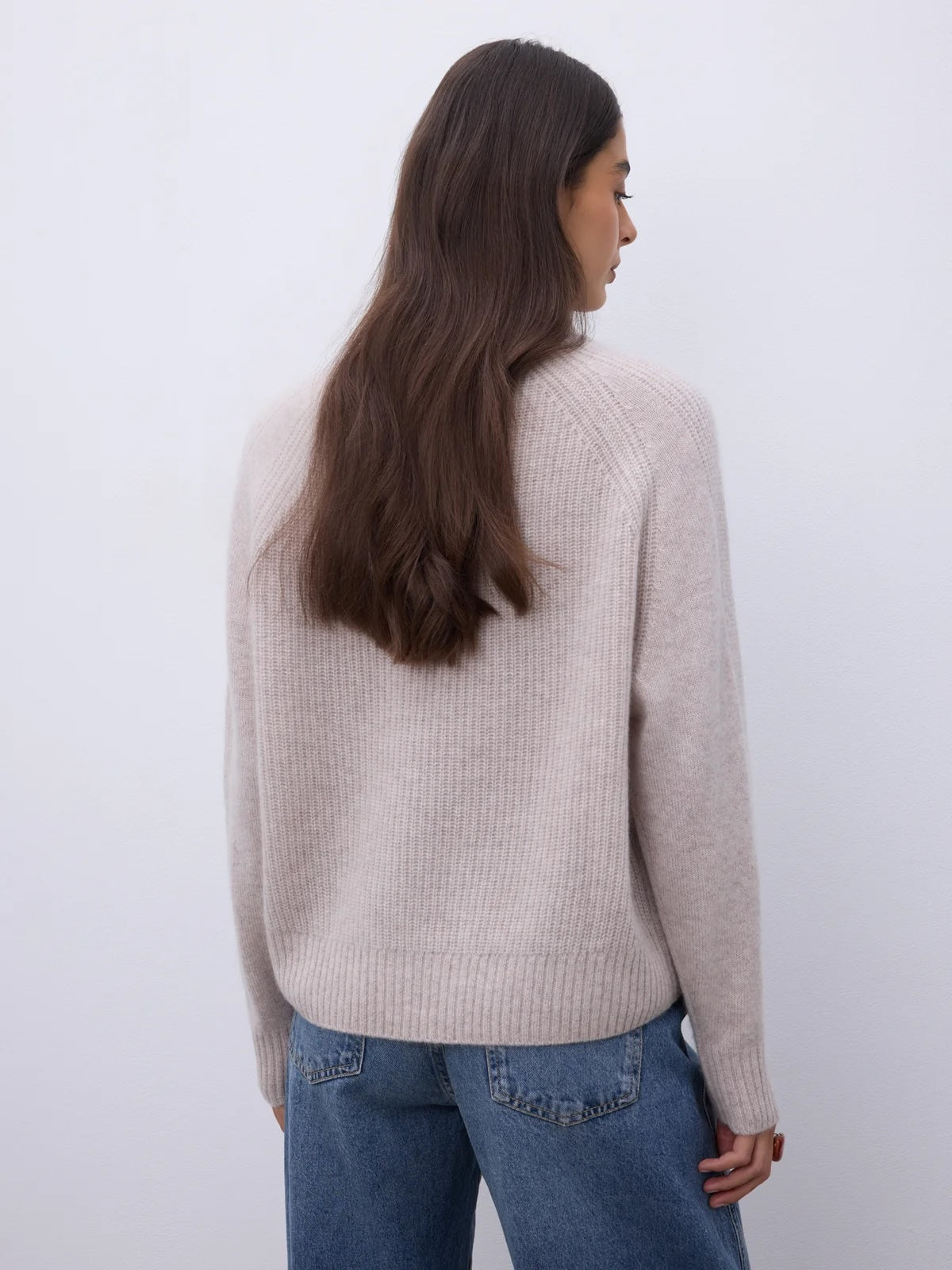 Notshy Cashmere Cicely sweater, sand