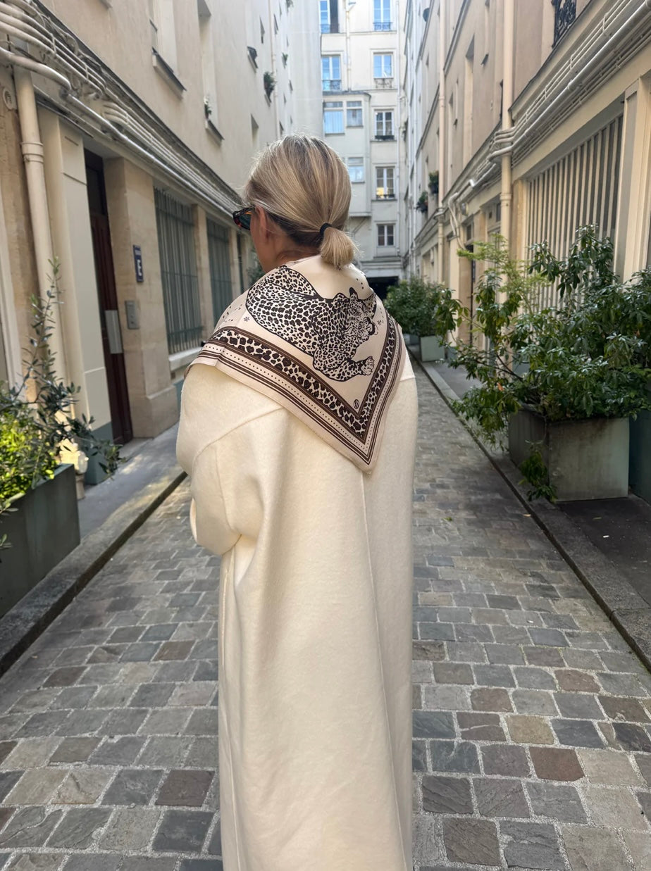 Le scarf Gemini Scarf, Sand, 65x65