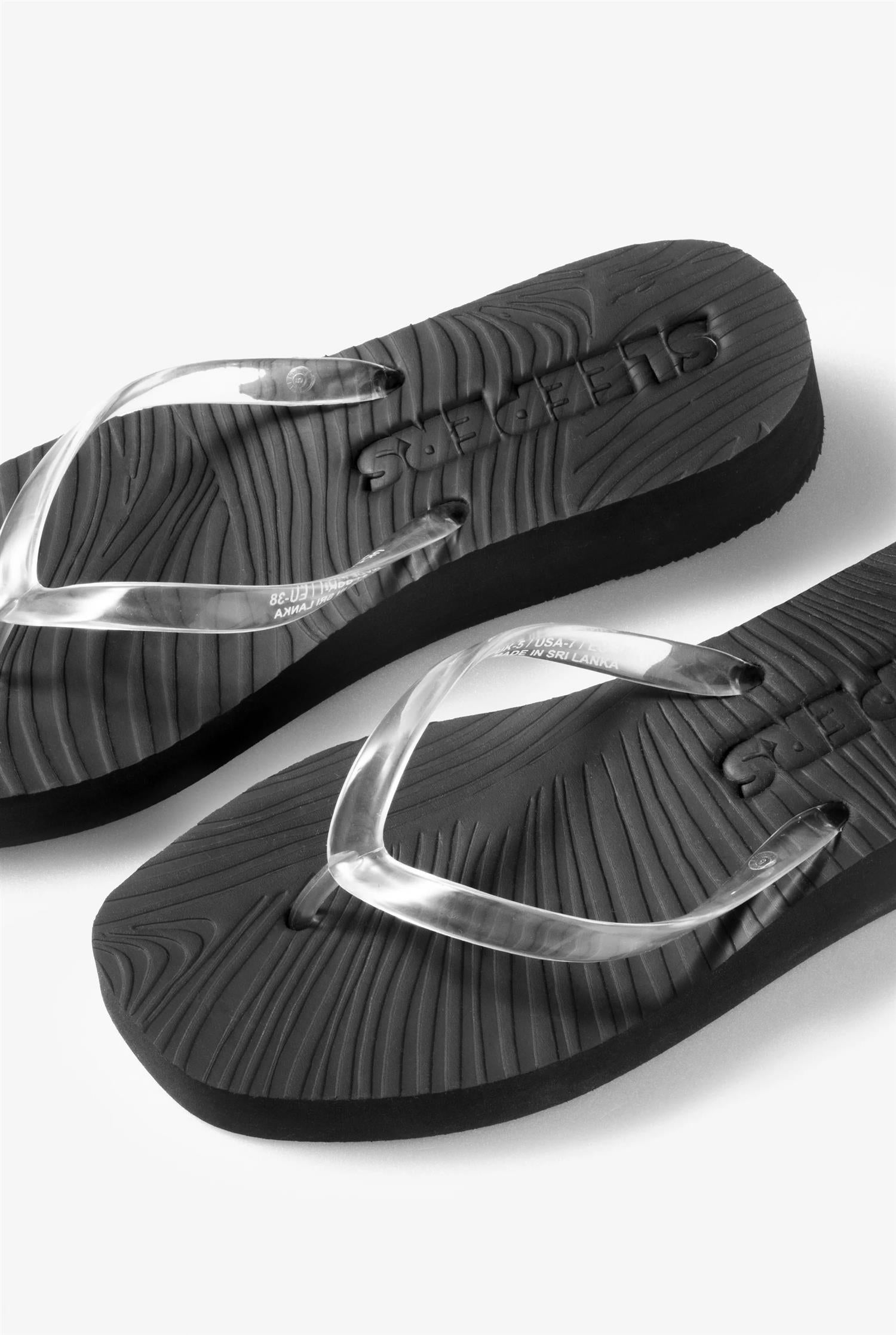 Sleepers Tapered Platform, Black transparant
