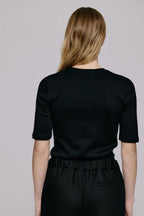 Julie Josephine Marianne tee, sort