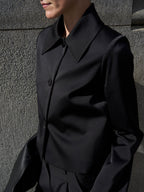 Marville Road The Donna satin blazer, sort