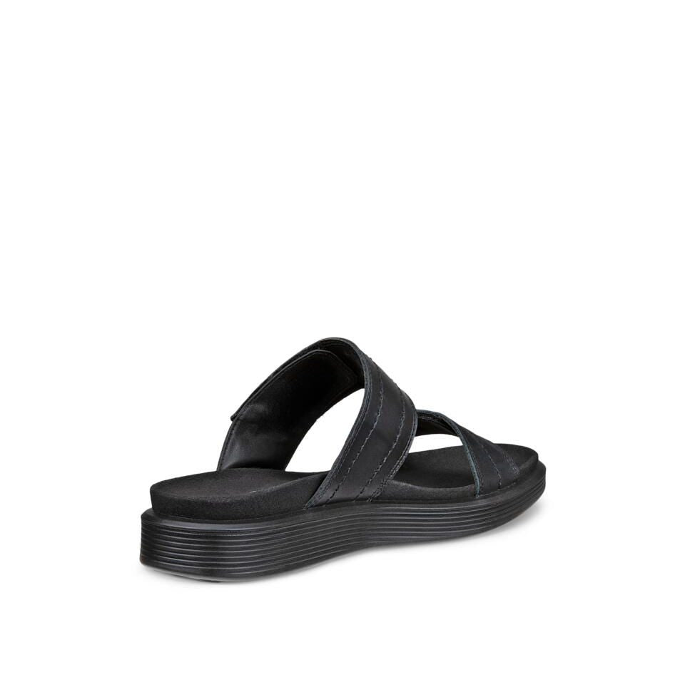 ECCO Soft sandal slide, sort