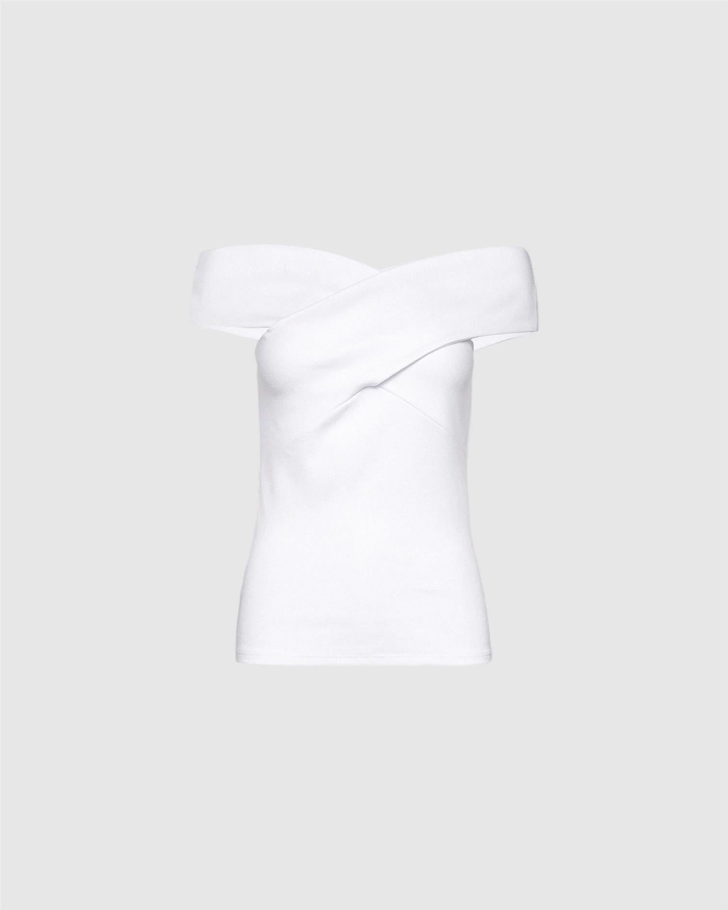 Andiata Abelena top, hvit