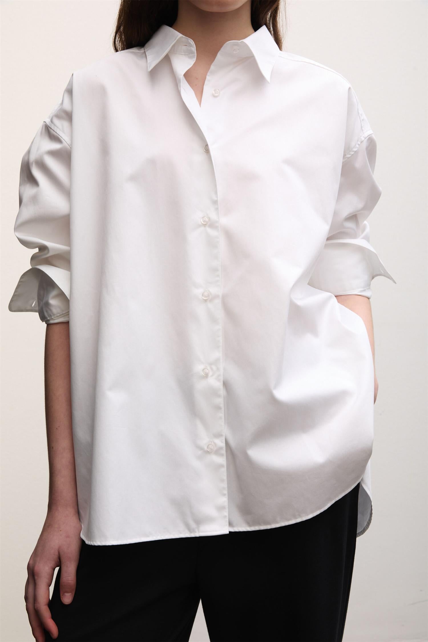 Julie Josephine Albertine shirt, white