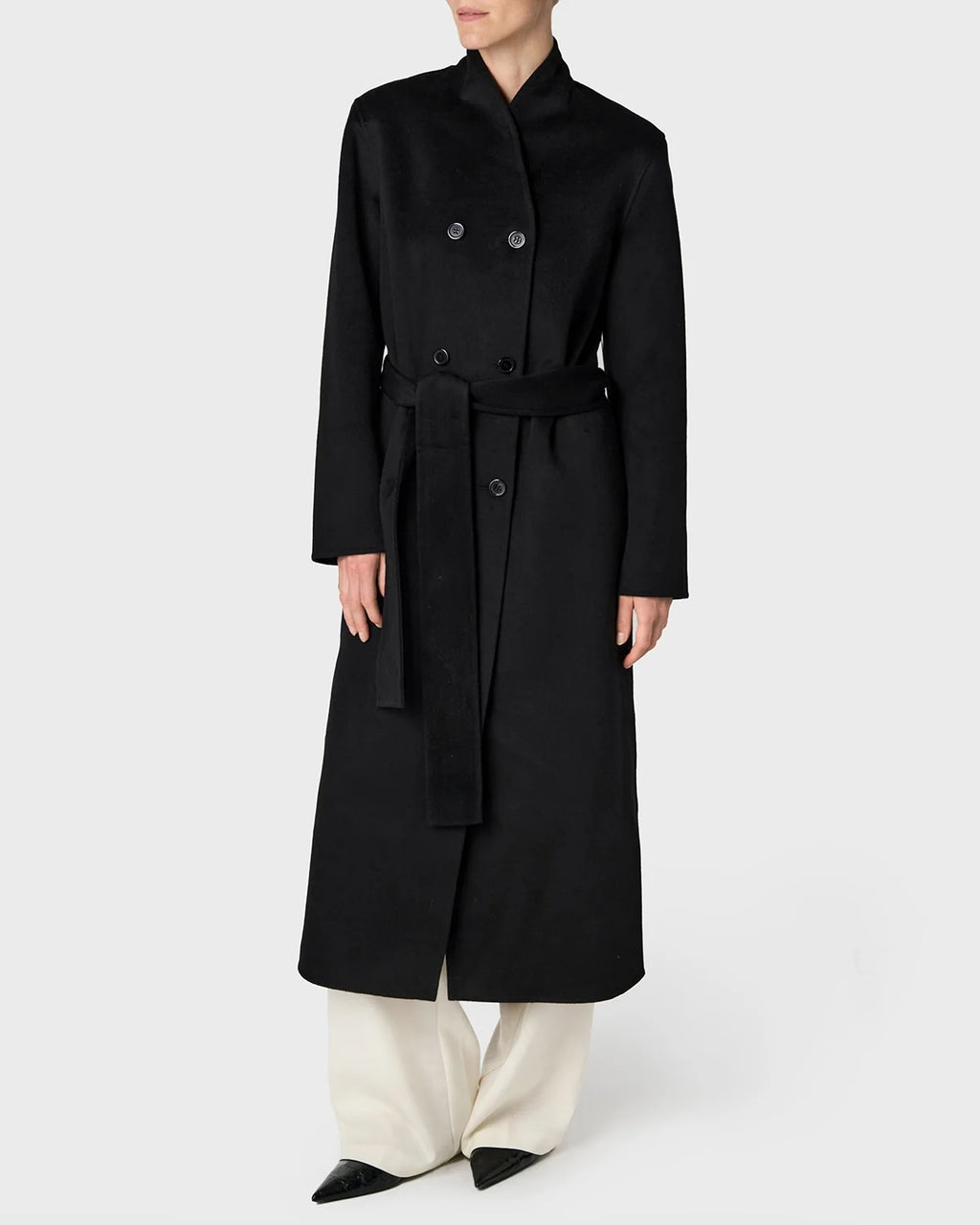 Marville Road The Minou wool coat, sort