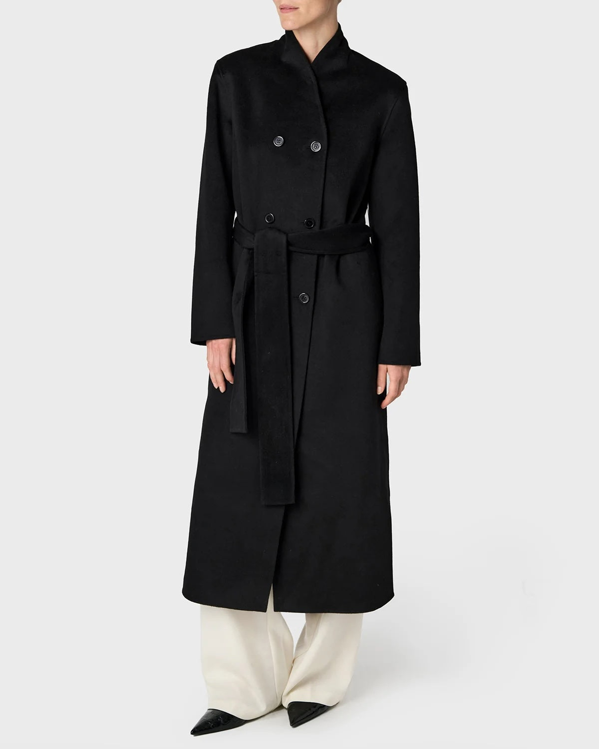 Marville Road The Minou wool coat, sort