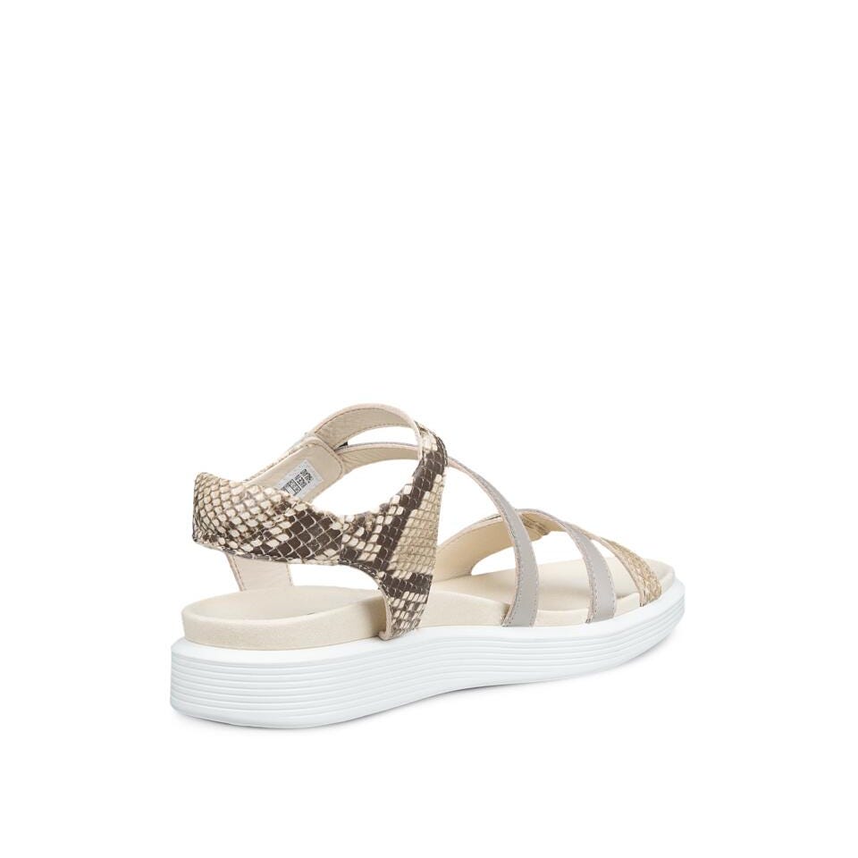 ECCO Soft Sandal D, Foil/python