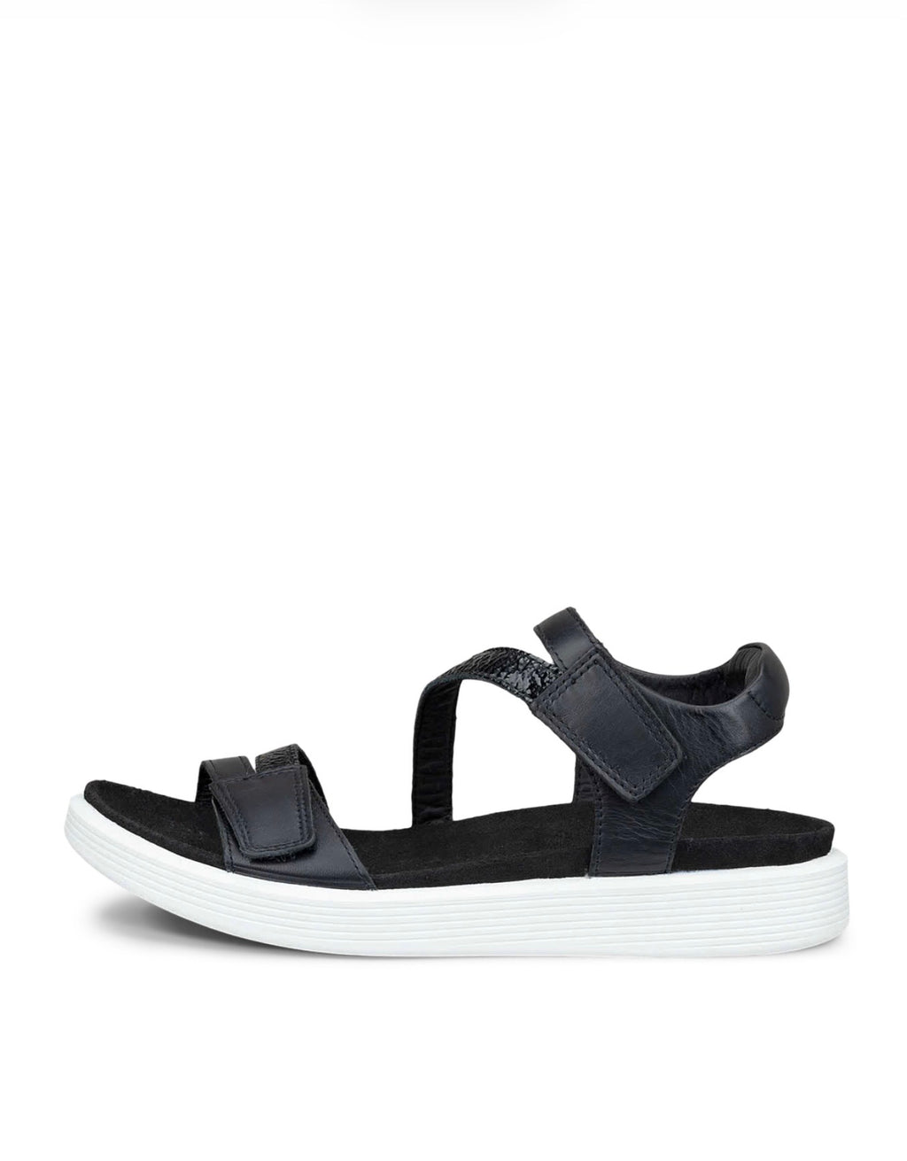 ECCO Soft sandal D, Sort