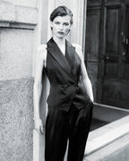 Andiata Gytta trouser satin, sort