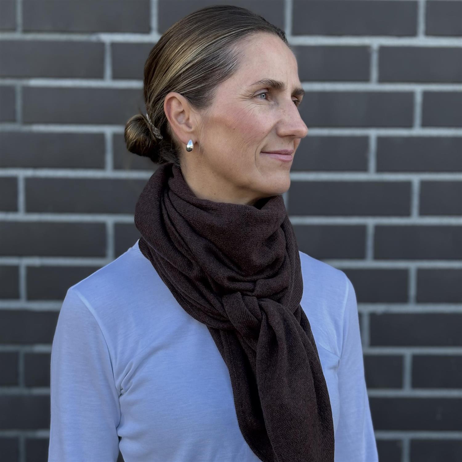 Notshy Eleonore skjerf, coffee