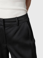 Marville Road The Ingrid Satin Trousers, sort