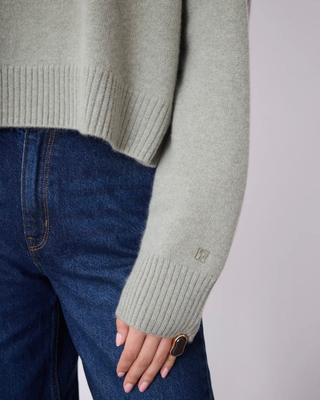 Notshy Cashmere Tayra genser, olive