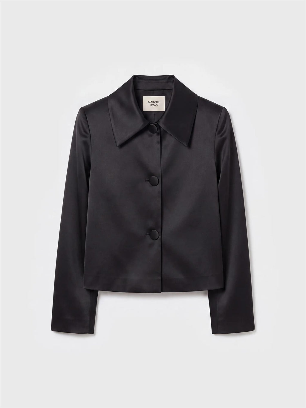 Marville Road The Donna satin blazer, sort