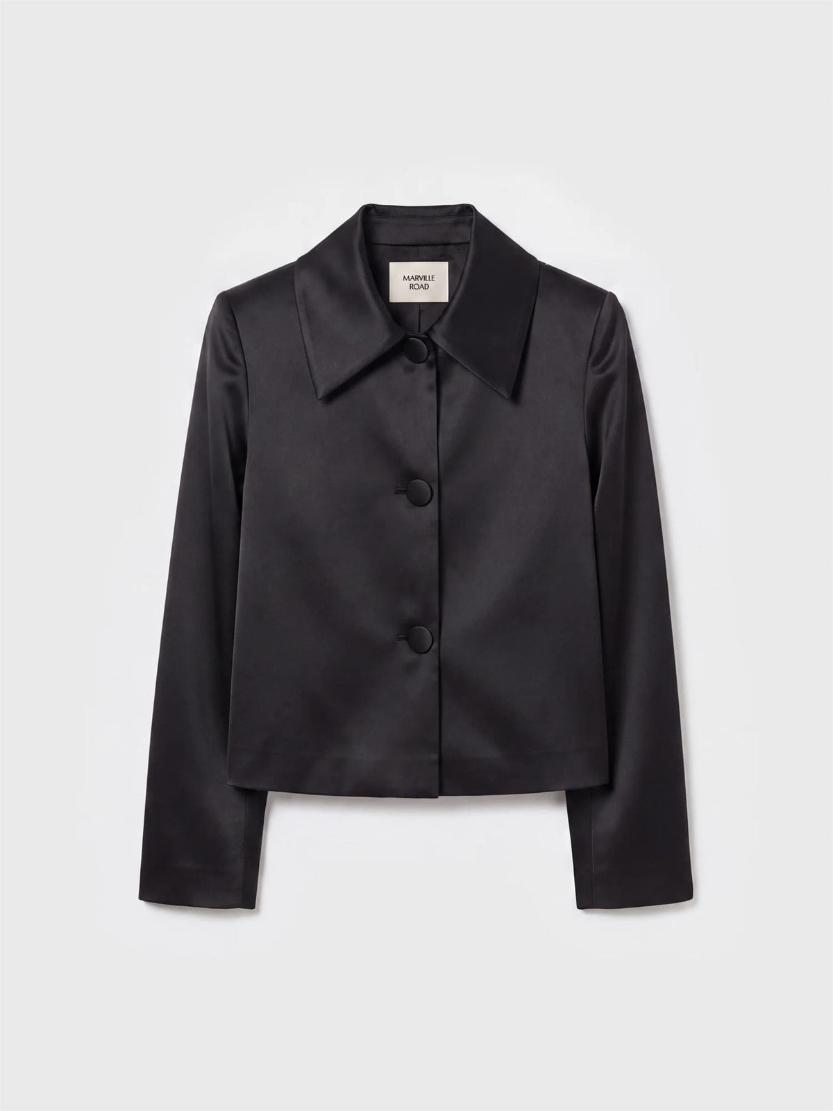 Marville Road The Donna satin blazer, sort