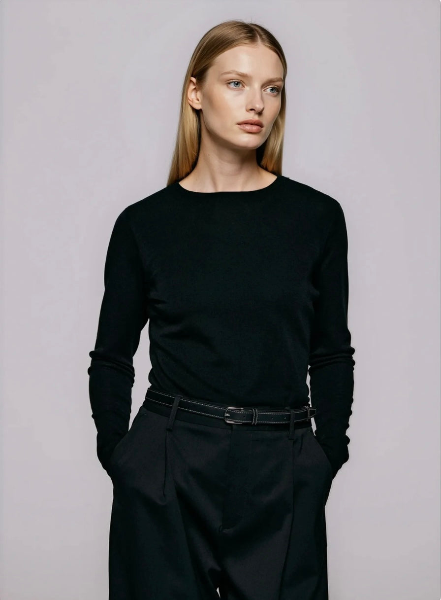 Julie Josephine Andrea Longsleeve, svart