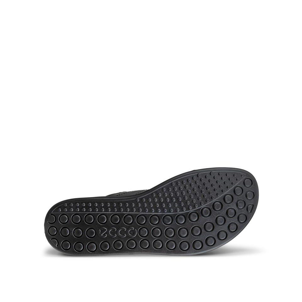 ECCO Soft sandal slide, sort
