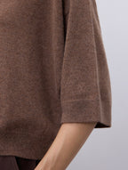 Notshy Cashmere Lilou top, cafe au lait