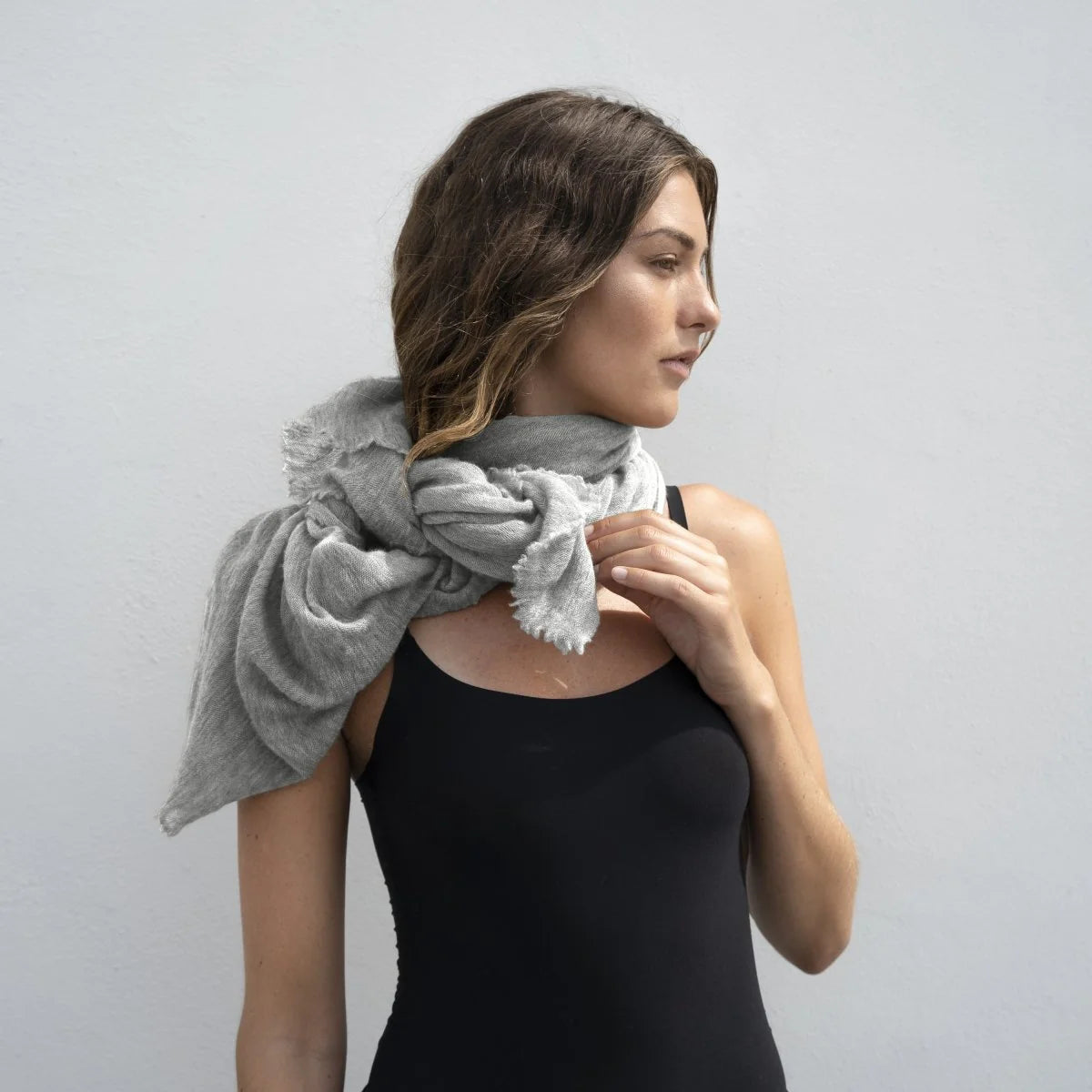 Natura Cashmere Lux Milano, light grey